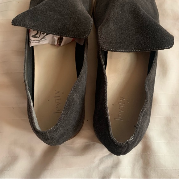 Levity Carla Black Suede Slip-on Loafer - Picture 8 of 11